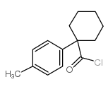 1-P-TOLYLCYCLOHEXANECARBONYLCHLORIDE Structure