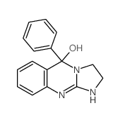 5-Phenyl-1,2,3,5-tetrahydroimidazo(2,1-b)quinazolin-5-ol Structure