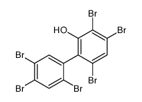 2,3,5-tribromo-6-(2,4,5-tribromophenyl)phenol Structure