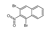 1,3-dibromo-2-nitro-naphthalene Structure