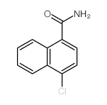 1-Naphthalenecarboxamide,4-chloro- Structure