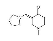 1-methyl-3-pyrrolidin-1-ylmethylene-piperidin-4-one Structure