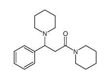 3-phenyl-1,3-di(piperidin-1-yl)propan-1-one结构式