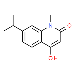 2(1H)-Quinolinone, 4-hydroxy-1-methyl-7-(1-methylethyl)- (9CI) Structure