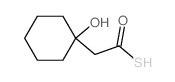 2-(1-hydroxycyclohexyl)ethanethioic acid Structure