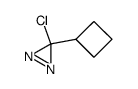 3-cyclobutyl-3-chlorodiazirine结构式