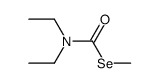 Se-methyl N,N-diethylselenocarbamate Structure