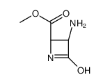 methyl (2R,3R)-3-amino-4-oxoazetidine-2-carboxylate结构式