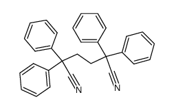 2,2,5,5-tetraphenyl-adiponitrile Structure