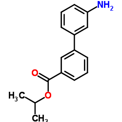 3'-AMINO-BIPHENYL-3-CARBOXYLIC ACID ISOPROPYL ESTER structure