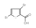 3,5-二溴噻吩-2-甲酸结构式