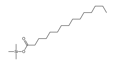 Pentadecanoic acid trimethylsilyl ester结构式