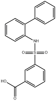 3-[(2-phenylphenyl)sulfamoyl]benzoic acid picture