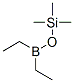 Diethylborinic acid trimethylsilyl ester structure