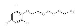 1,3,5-trichloro-2-[2-(2-ethoxyethoxy)ethoxy]benzene structure