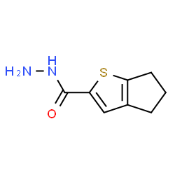 5,6-DIHYDRO-4H-CYCLOPENTA[B]THIOPHENE-2-CARBOXYLIC ACID HYDRAZIDE结构式