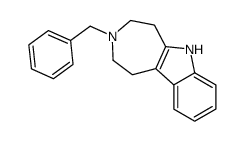 3-Benzyl-1,2,3,4,5,6-hexahydroazepino[4,5-b]indole structure
