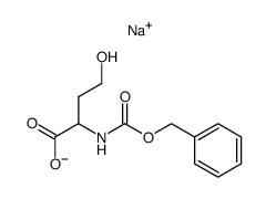 sodium 2-(((benzyloxy)carbonyl)amino)-4-hydroxybutanoate Structure