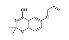 2,2-dimethyl-6-prop-2-enoxy-3H-1,3-benzoxazin-4-one Structure