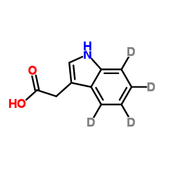吲哚乙酸-d4结构式