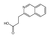 3-(ISOQUINOLIN-3-YL)PROPANOIC ACID structure