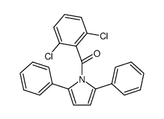 1-(2,6-dichlorobenzoyl)-2,5-diphenylpyrrole结构式
