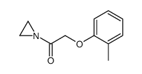 1-(aziridin-1-yl)-2-(2-methylphenoxy)ethanone结构式