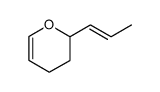 (RS)-2-prop-1-enyl-3,4-dihydro-2H-pyran结构式