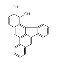 3,4-dihydro-3,4-dihydroxydibenzo(a,e)fluoranthene Structure