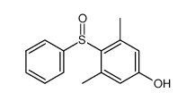3,5-dimethyl-4-(phenylsulfinyl)phenol结构式