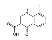 8-iodo-4-oxo-1H-quinoline-3-carboxylic acid Structure