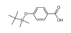 4-(tert-butyl-dimethylsilanyloxy)-benzoic acid结构式