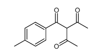 3‐(4‐methylbenzoyl)pentane‐2,4‐dione结构式