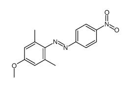 (4-methoxy-2,6-dimethylphenyl)-(4-nitrophenyl)diazene结构式