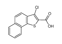 3-chloronaphtho[1,2-b]thiophene-2-carboxylic acid structure