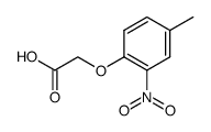(4-methyl-2-nitro-phenoxy)-acetic acid Structure