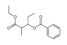 (1-ethoxy-2-methyl-1-oxopentan-3-yl) benzoate Structure