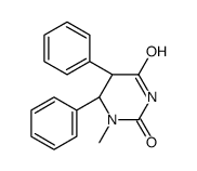 (5S,6R)-1-methyl-5,6-diphenyl-1,3-diazinane-2,4-dione Structure