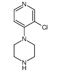 1-(3-chloropyridin-4-yl)piperazine Structure