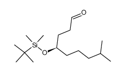 (R)-4-((tert-butyldimethylsilyl)oxy)-8-methylnonanal Structure