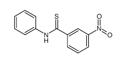 3-nitro-thiobenzoic acid anilide结构式