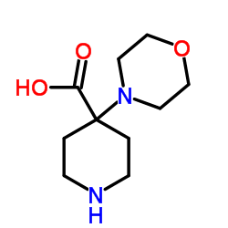 4-MORPHOLIN-4-YL-PIPERIDINE-4-CARBOXYLIC ACID结构式