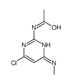 N-[4-chloro-6-(methylamino)pyrimidin-2-yl]acetamide Structure
