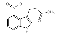 4-(4-Nitro-1H-indol-3-yl)butan-2-one structure