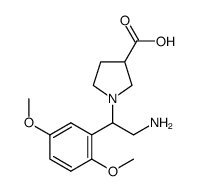 1-[2-AMINO-1-(2,5-DIMETHOXY-PHENYL)-ETHYL]-PYRROLIDINE-3-CARBOXYLICACID picture