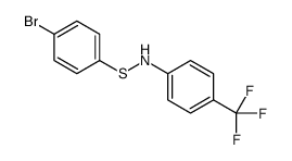 N-(4-bromophenyl)sulfanyl-4-(trifluoromethyl)aniline结构式