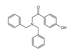 2-(dibenzylamino)-1-(4-hydroxyphenyl)ethanone结构式
