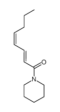 (2E,4Z)-1-Piperidin-1-yl-octa-2,4-dien-1-one Structure