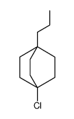 4-chloro-1-propylbicyclo[2.2.2]octane结构式
