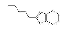 2-pentyl-4,5,6,7-tetrahydro-1-benzothiophene Structure